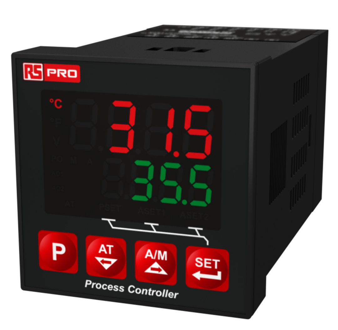 TieDex UK Panel Mount PID Temperature Controller 3 Input, 3 Output SSR, Relay 240V On-Off, PID Controller