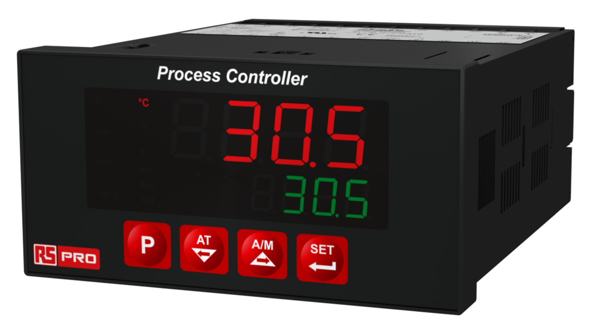 TieDex UK Panel Mount PID Temperature Controller 3 Input, 3 Output Relay, SSR 240V On-Off, PID Controller