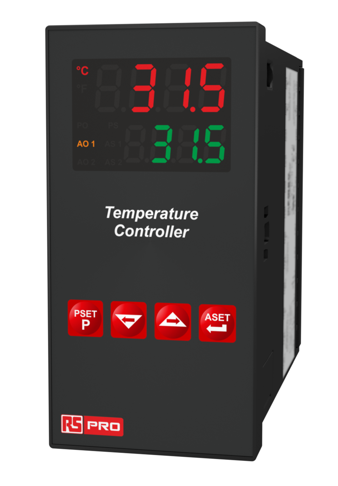 TieDex UK Panel Mount PID Temperature Controller 2 Input, 3 Output Relay, SSR 240V On-Off, PID Controller