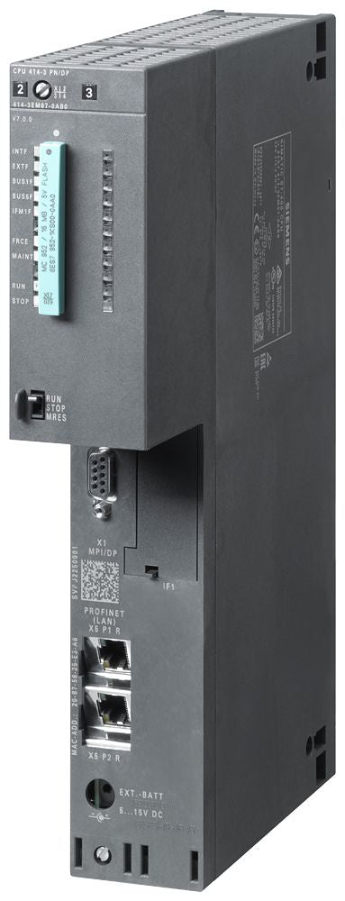 Siemens SIMATIC S7-400 Series PLC CPU, 0-Input, Digital Input