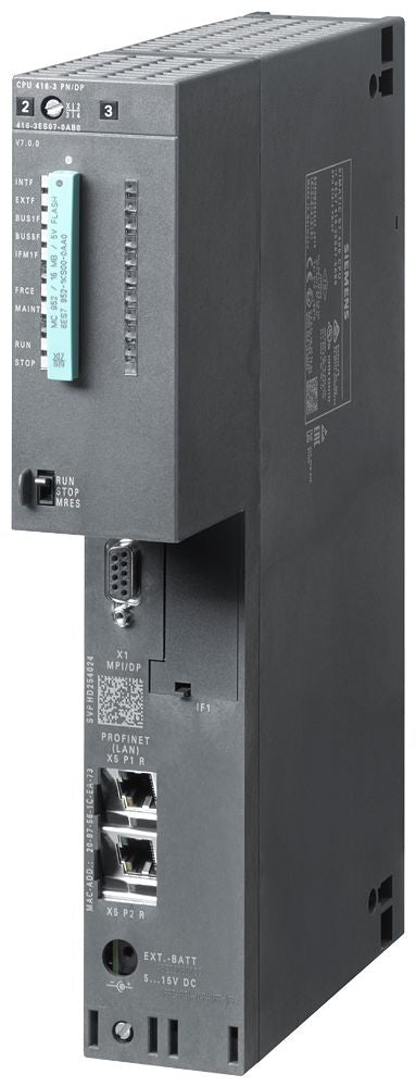 Siemens SIMATIC S7-400 Series PLC CPU, 0-Input, Digital Input