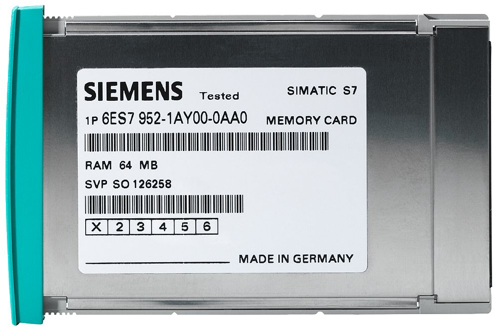 Siemens SIMATIC S7 Series Series Memory Card for Use with S7-400