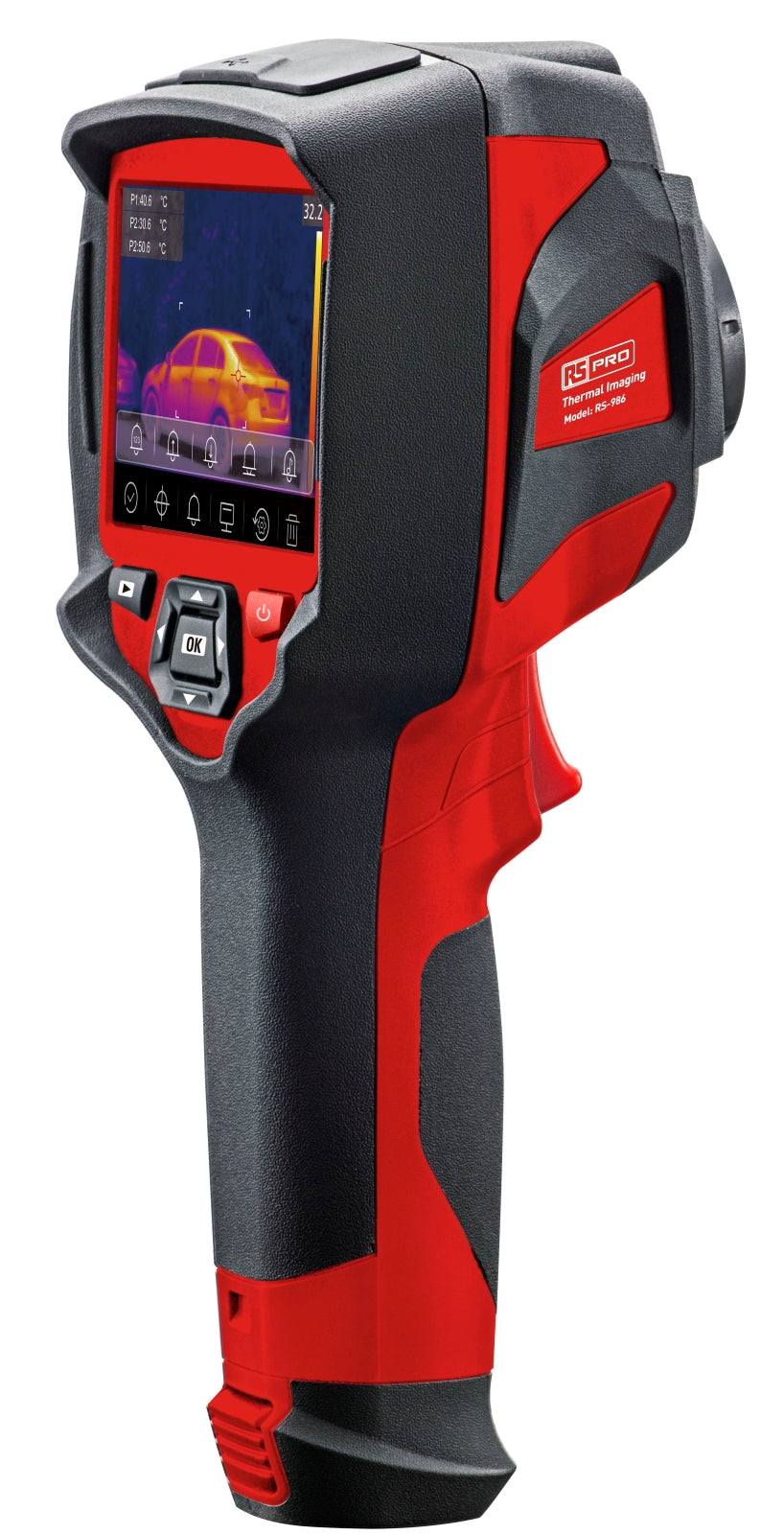 TieDex UK RS-986 USB/WiFi Thermal Imaging Camera with WiFi, 550 °C 256 x 192 pixel Detector Resolution, RSCAL