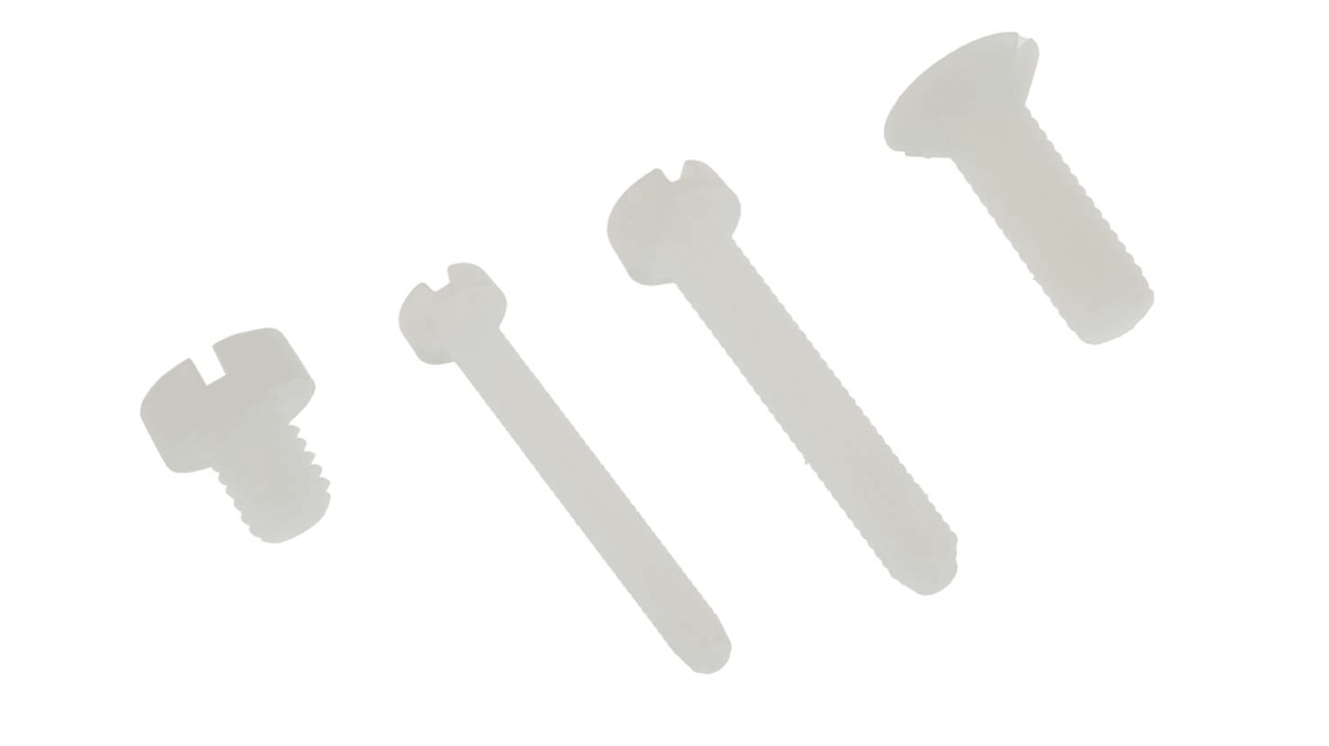 TieDex UK Nylon 600 Piece Slot Drive Head Screw Drive Screw/Bolt Kit