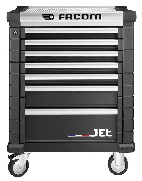 Facom 7 Drawer Wheeled Roller Cabinet, Steel