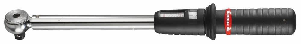 Facom Click Torque Wrench, 20 To 100 Nm, 1/2 in Drive, Square Drive, 396mm Overall, RSCAL