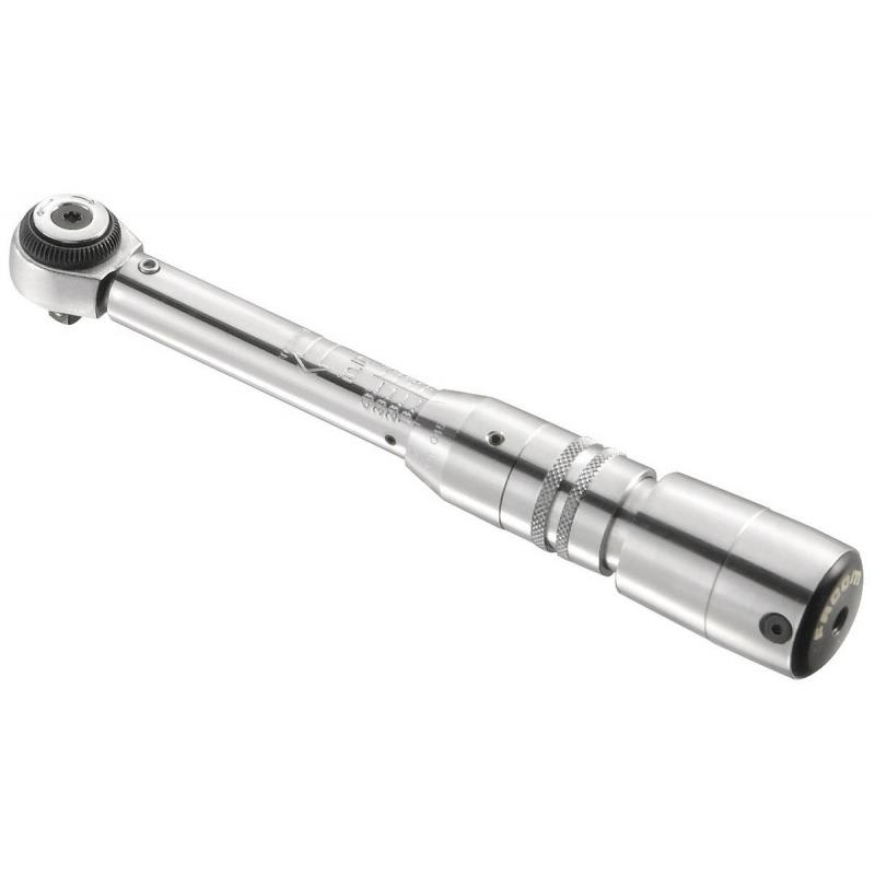 Facom Click Torque Wrench, 1 To 5 Nm, 1/4 in Drive, Square Drive, 197mm Overall