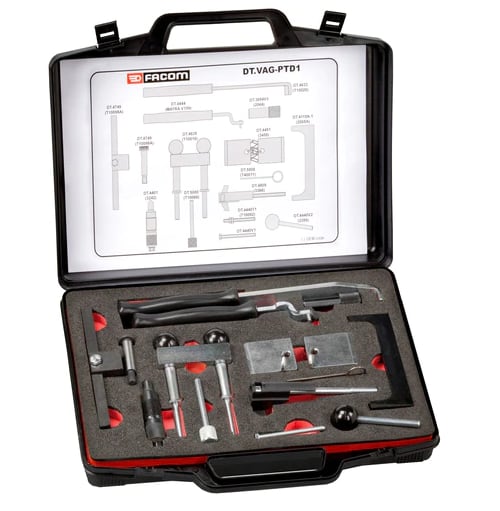 Facom 15 Piece Automotive Tool Tool Kit with Case