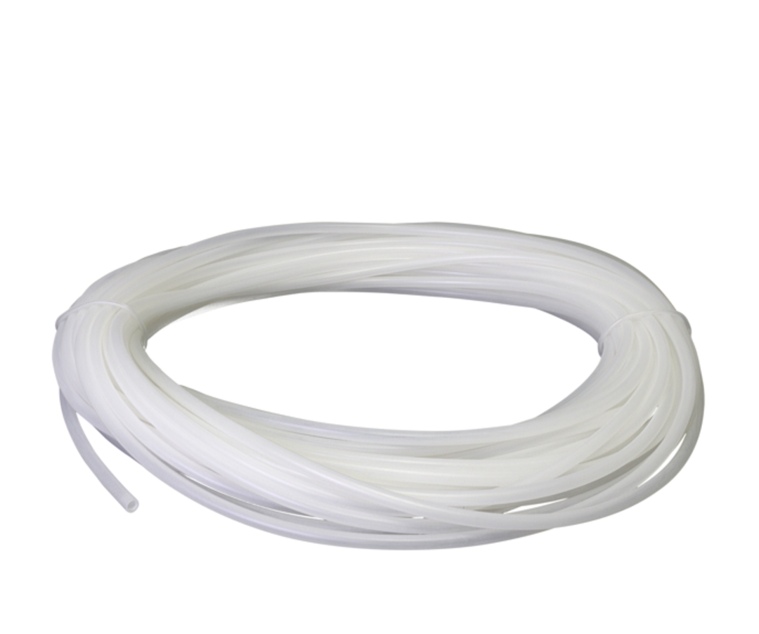 TieDex UK Silicone, Flexible Tubing, 12 mm ID, 17 mm OD, Translucent White, 25 m