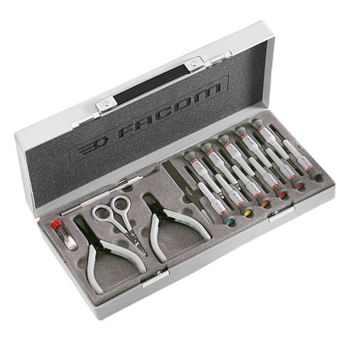 Facom 16 Piece Micro-Tech Tool Tool Kit with Case