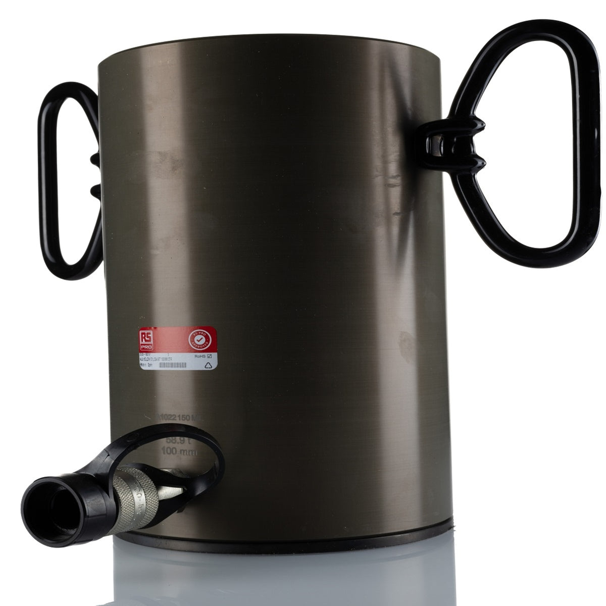 TieDex UK, Portable Hollow Plunger Hydraulic Cylinder Single Acting 60 t 100 mm