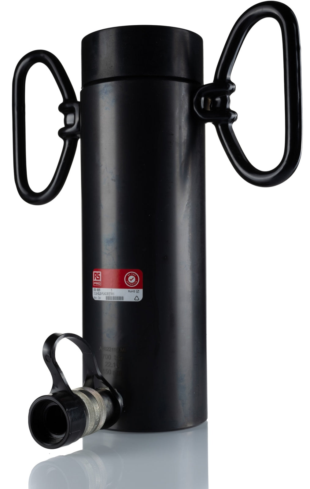 TieDex UK, Portable Hollow Plunger Hydraulic Cylinder Single Acting 22 t 150 mm