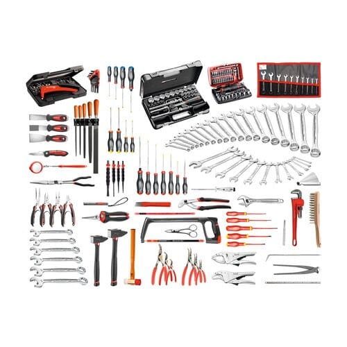 Facom 200 Piece Industrial Maintenance Kit Tool Kit with Box