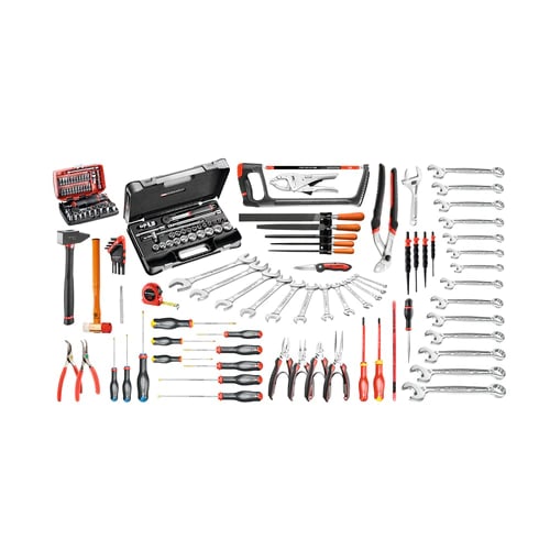 Facom 147 Piece Industrial Maintenance Kit Tool Kit with Box VDE/1000V Approved