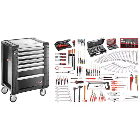 Facom 200 Piece Mechanical Tool Kit with Box