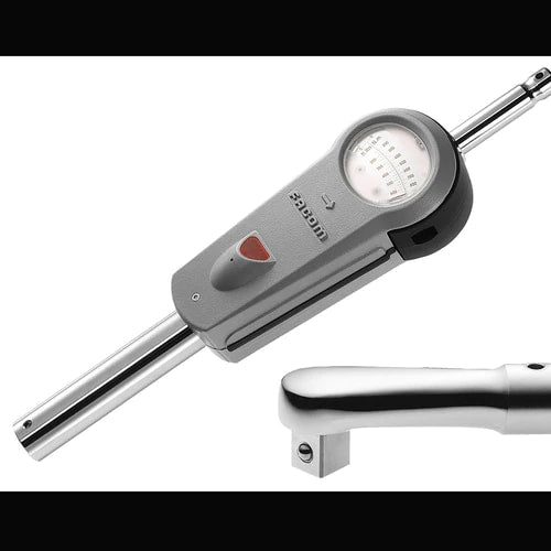 Facom Dial Torque Wrench, 180 To 900 Nm, 19.05 mm Drive, Square Drive, 595mm Overall