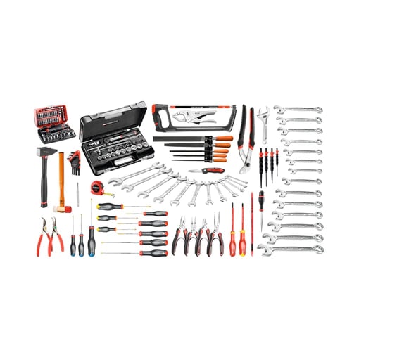 Facom 136 Piece Mechanical Tool Kit with Box