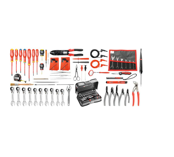 Facom 101 Piece Electrician Tool Kit with Box