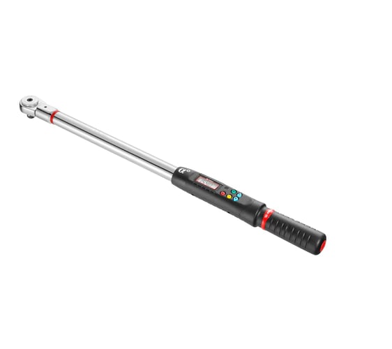 Facom Digital Torque Wrench, 17 To 340 Nm, 1/2 in Drive, Square Drive, 650mm Overall