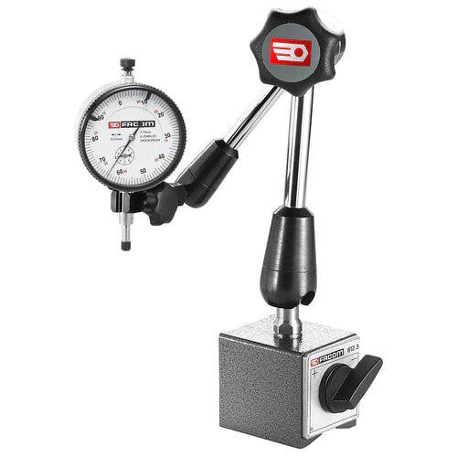 Facom 812A Metric Dial Indicator 10 mm Max. Measurement, 0.01 mm Accuracy, UKAS