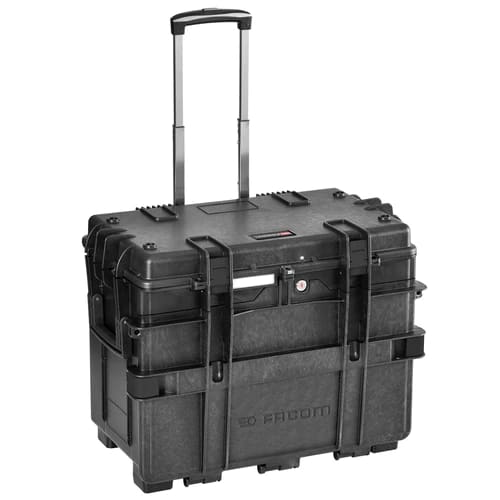 Facom 4 Drawer Polypropylene Tool Box Wheeled 292 mm 627 mm 455mm