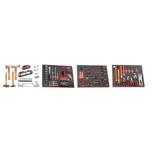 Facom 128 Piece Automotive Tool Tool Kit with Foam Inlay