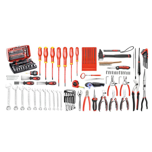 Facom 105 Piece Electro-Mechanical Kit Tool Kit with Foam Inlay