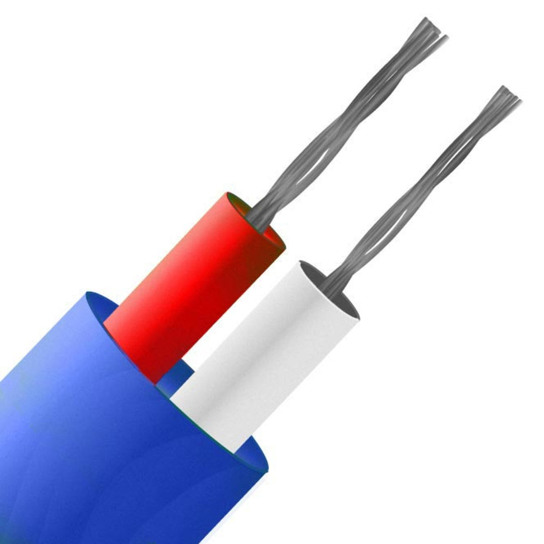 TieDex UK Type K Thermocouple Cable/Wire, Unscreened 100 m, Perfluoroalkoxy Alkane Insulation, 260 °C Max, 1 x 0.2 mm