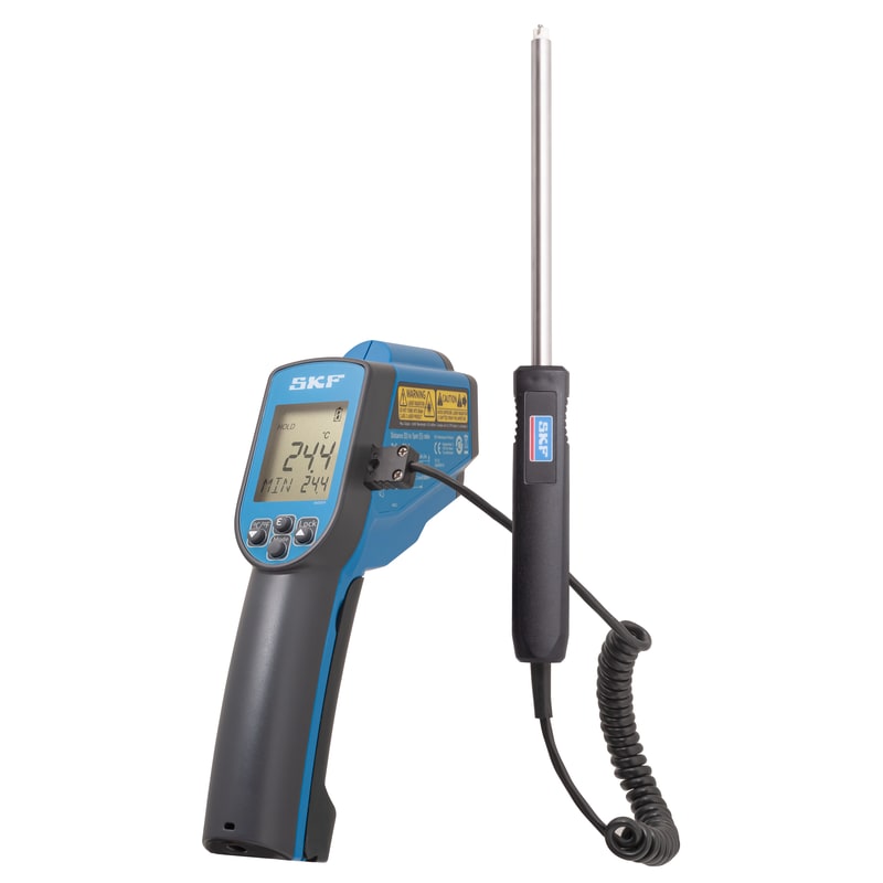 SKF TKTL 31 Infrared Thermometer, -64 °C Min, 1600 °C Max, 1 °C Accuracy, Fahrenheit, Centigrade Measurements_TKTL 31