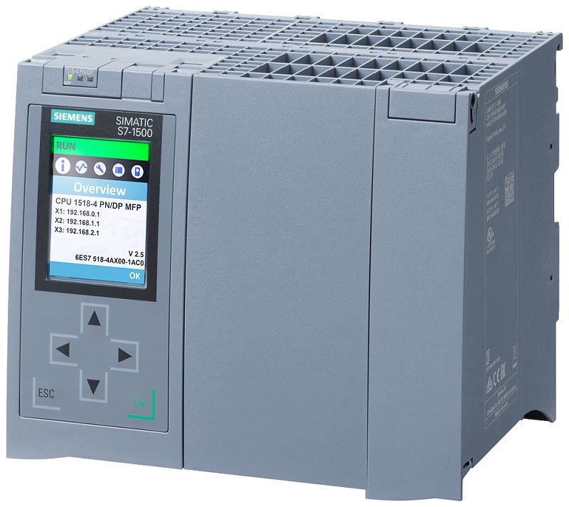 Siemens SIMATIC S7-1500 Series PLC CPU, 20-Input, 20 Outputs