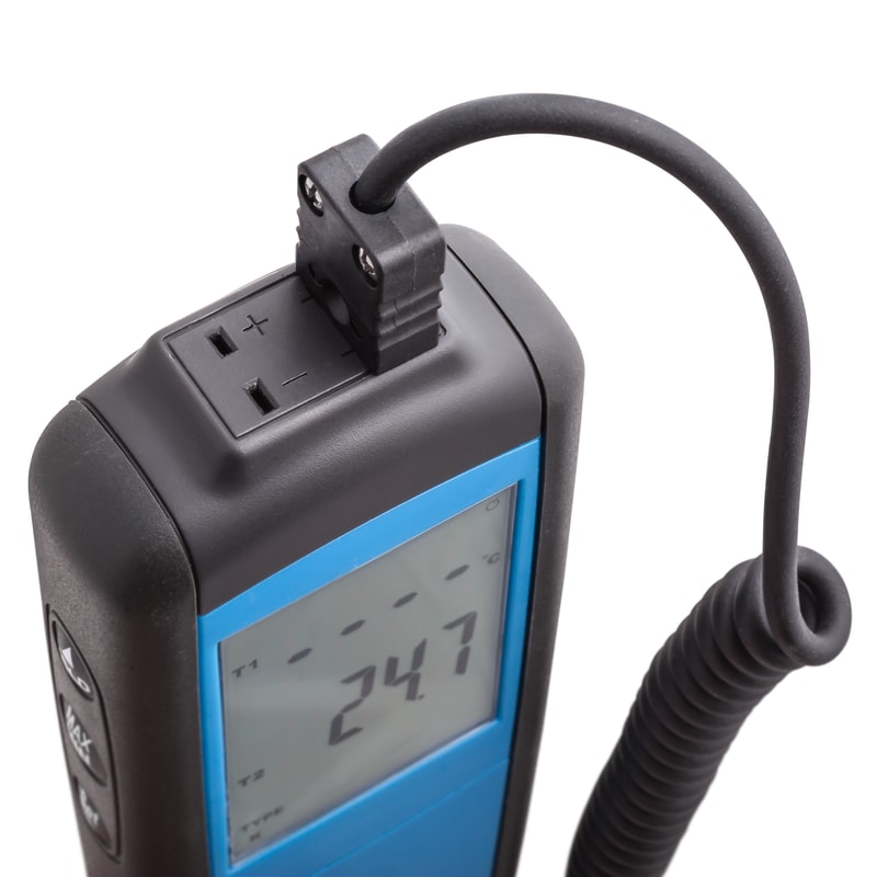 SKF, K Probe Probe Digital Thermometer, 2 Input(s), 1372 °C Max, ±0.5 % Accuracy_TKDT 10