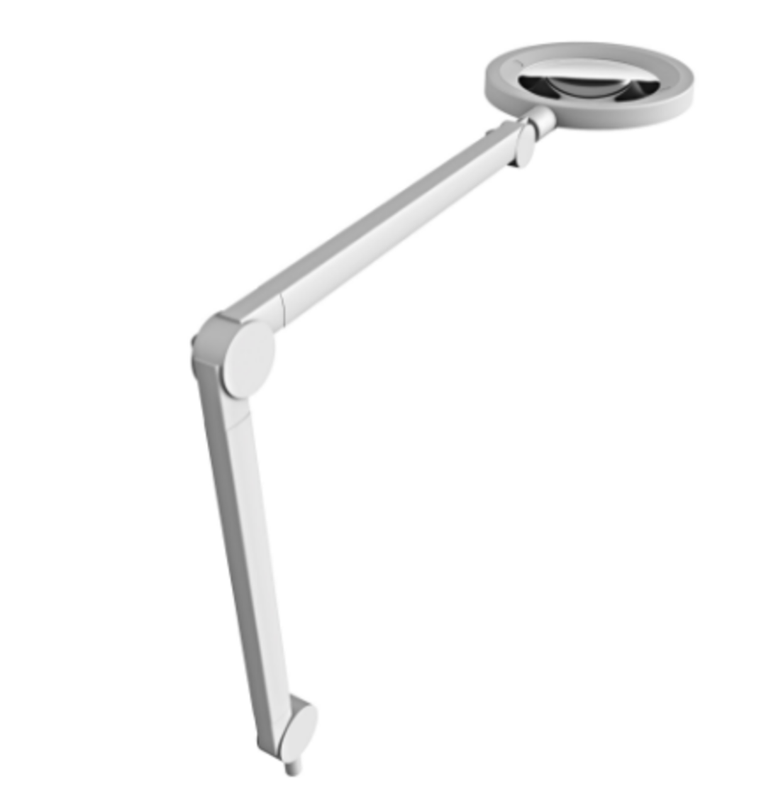 TieDex UK D160 LED Magnifying Lamp with LED Flexi Magnifier Lamp, 3.5dpt, 160 mm Lens Dia.