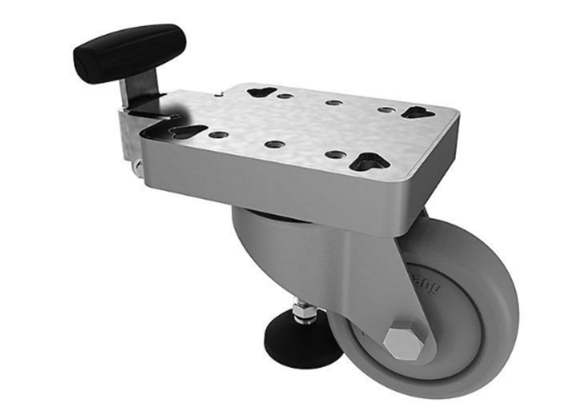 TieDex UK Castor, 250 kg Capacity, 80 mm Wheel