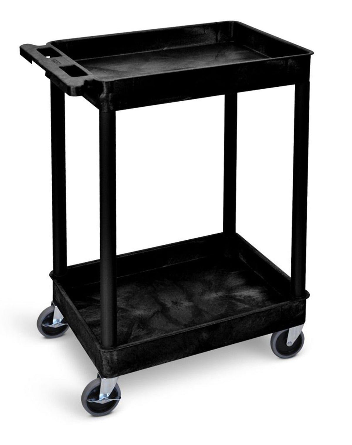 TieDex UK 2 Polyethylene Swivel Trolley, 150 kg Load
