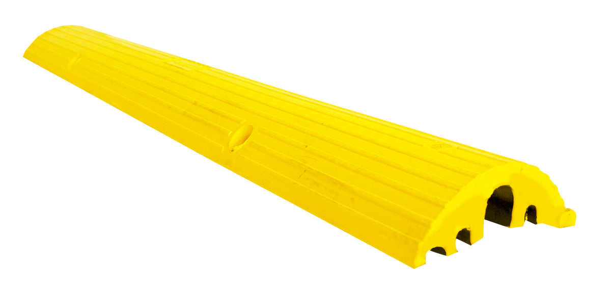 TieDex UK 1.2 m Yellow Cable Cover in Rubber