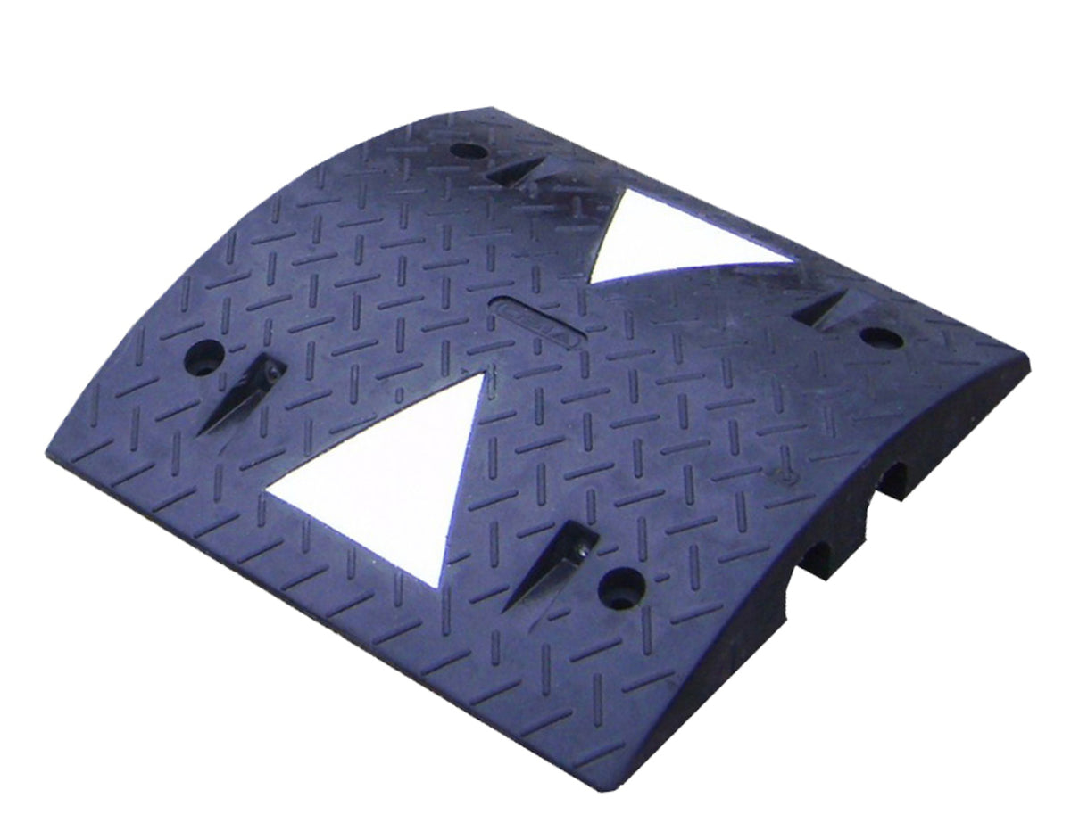 TieDex UK 600 mm Black, White Cable Cover in Rubber, 80 mm ID