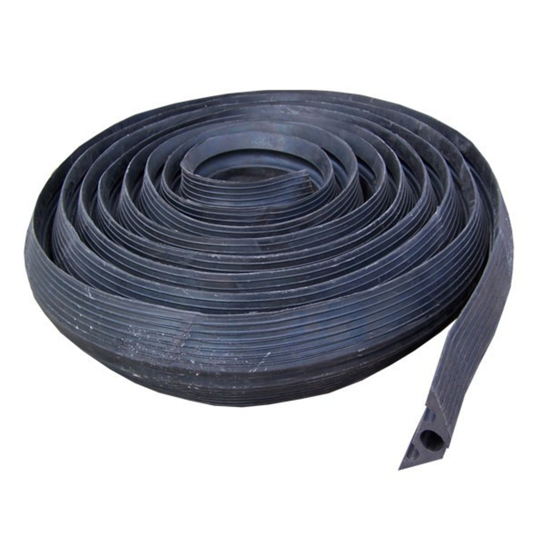 TieDex UK 10 m Black Cable Cover in Rubber, 20 mm ID