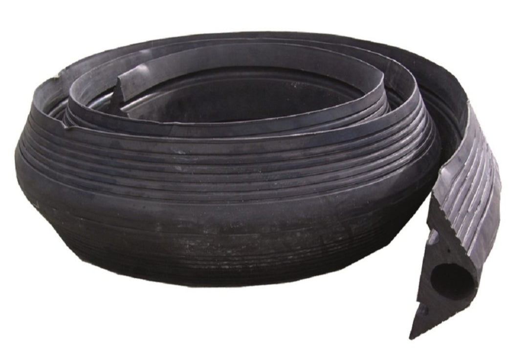 TieDex UK 4 m Black Cable Cover in Rubber, 40 mm ID