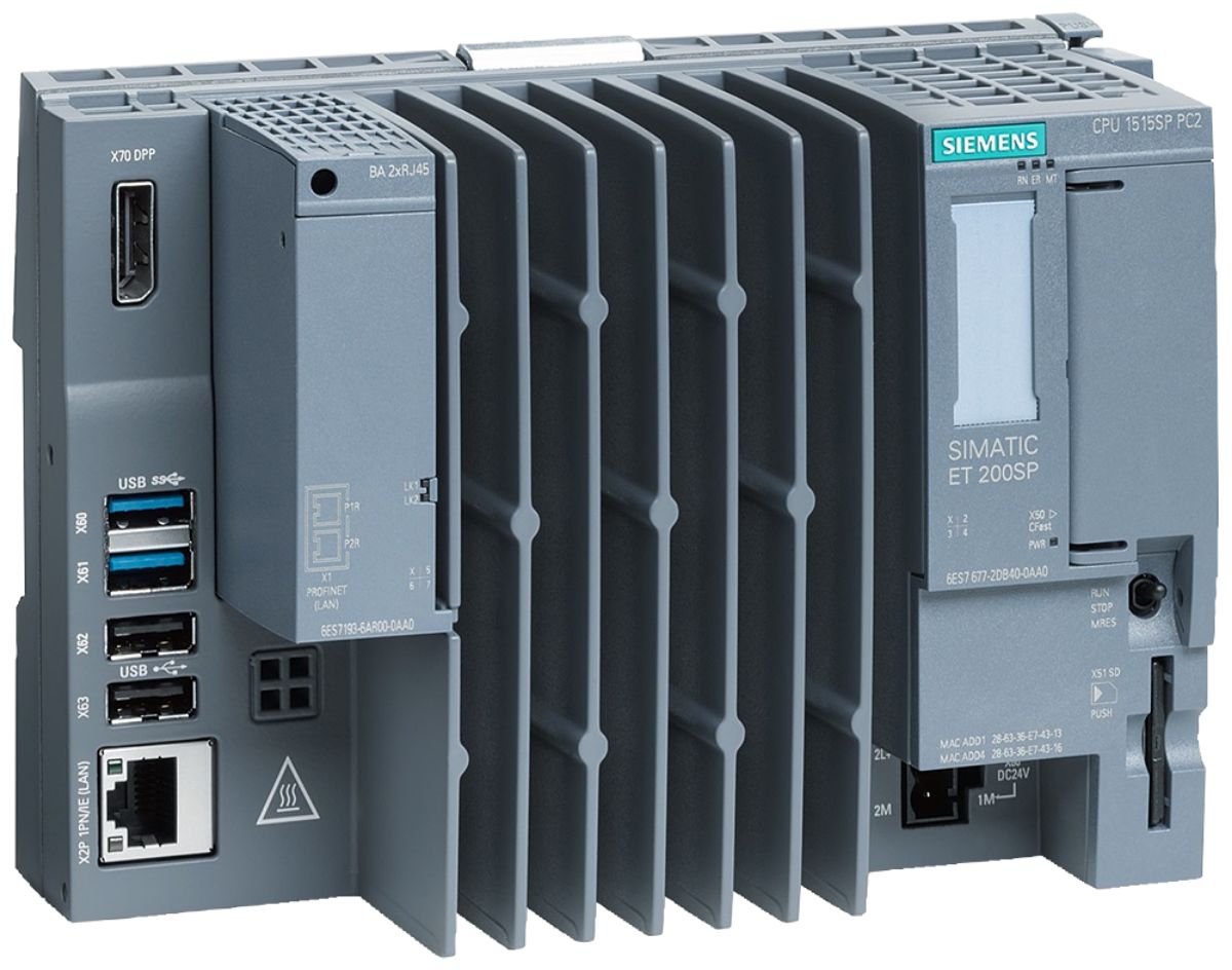 Siemens SIPLUS ET 200SP Series PLC CPU, 20-Input, Digital Input, 20 Outputs