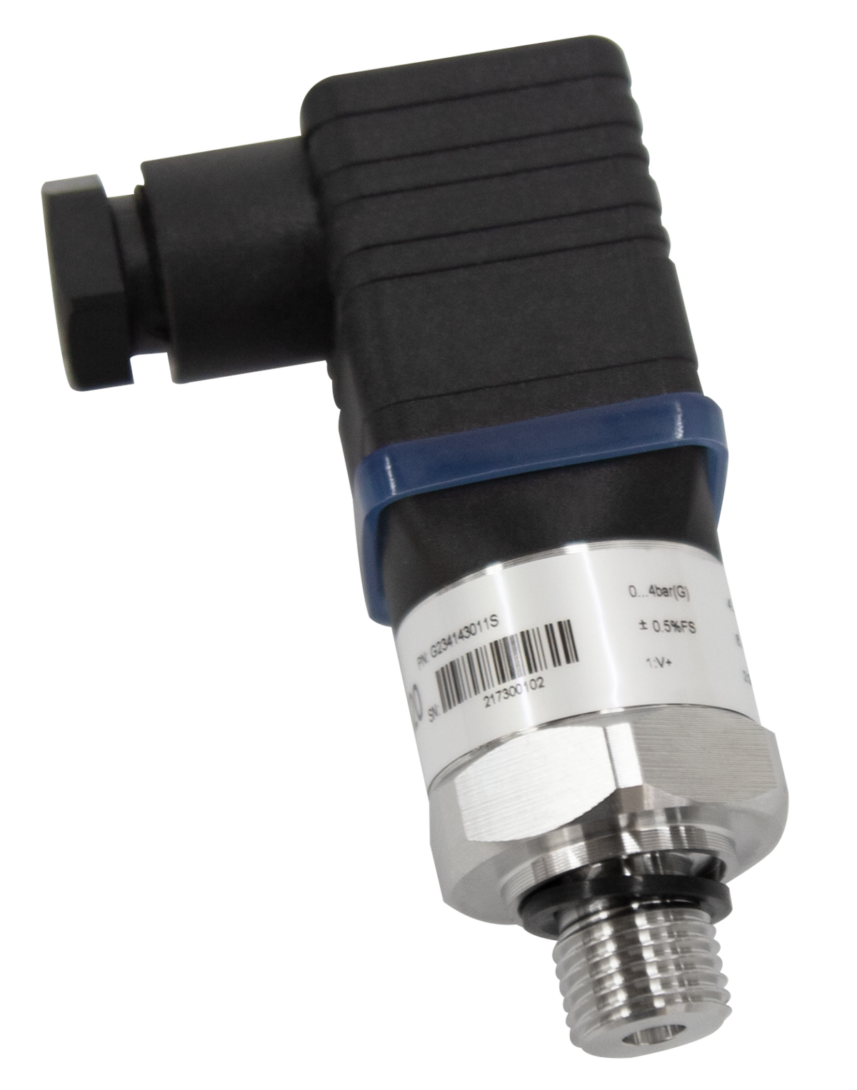 TieDex UK Pressure Sensor, 4 to 20 mA Output 0 bar 4 bar, Gauge Reading