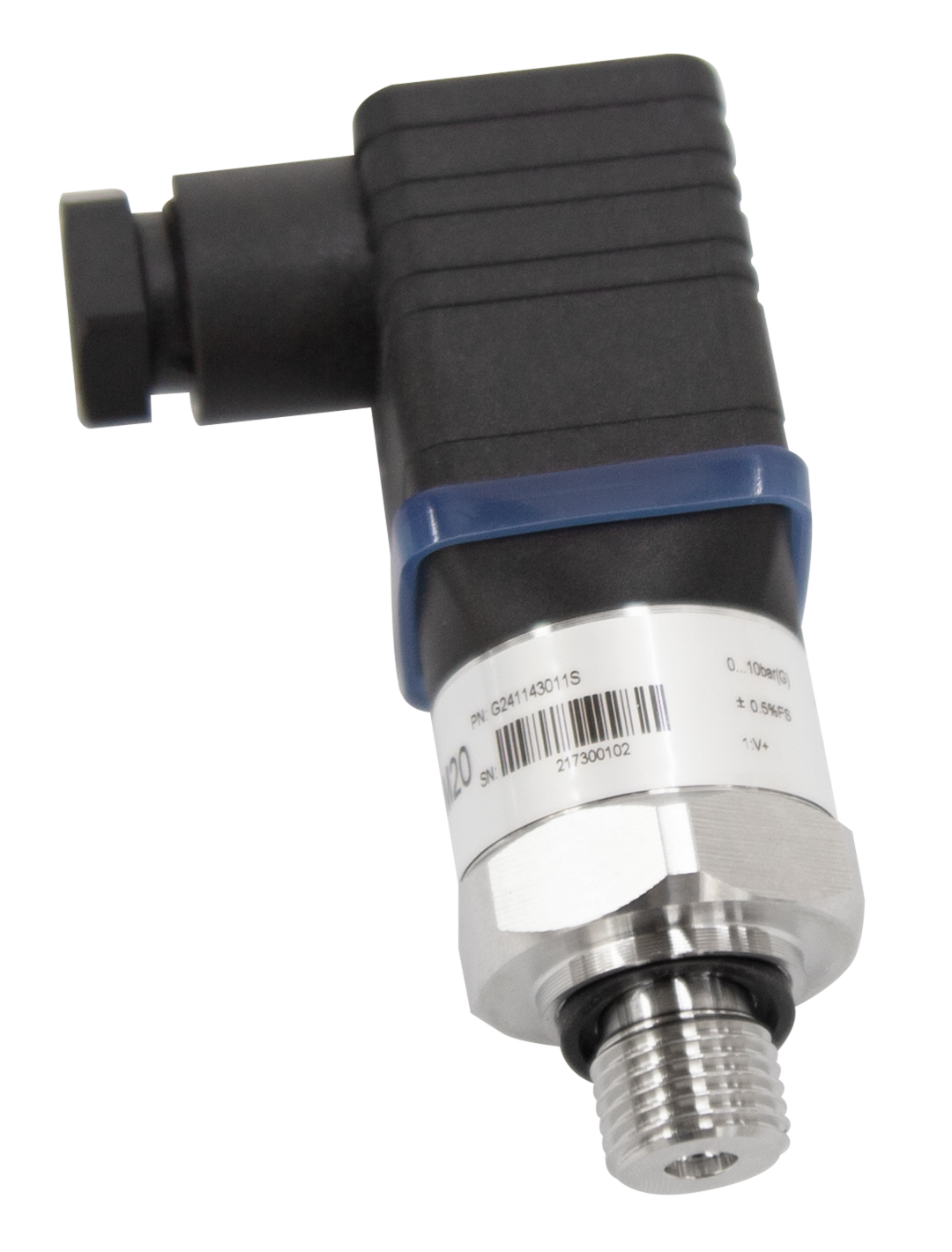 TieDex UK Pressure Sensor, 4 to 20 mA Output 0 bar 10 bar, Gauge Reading