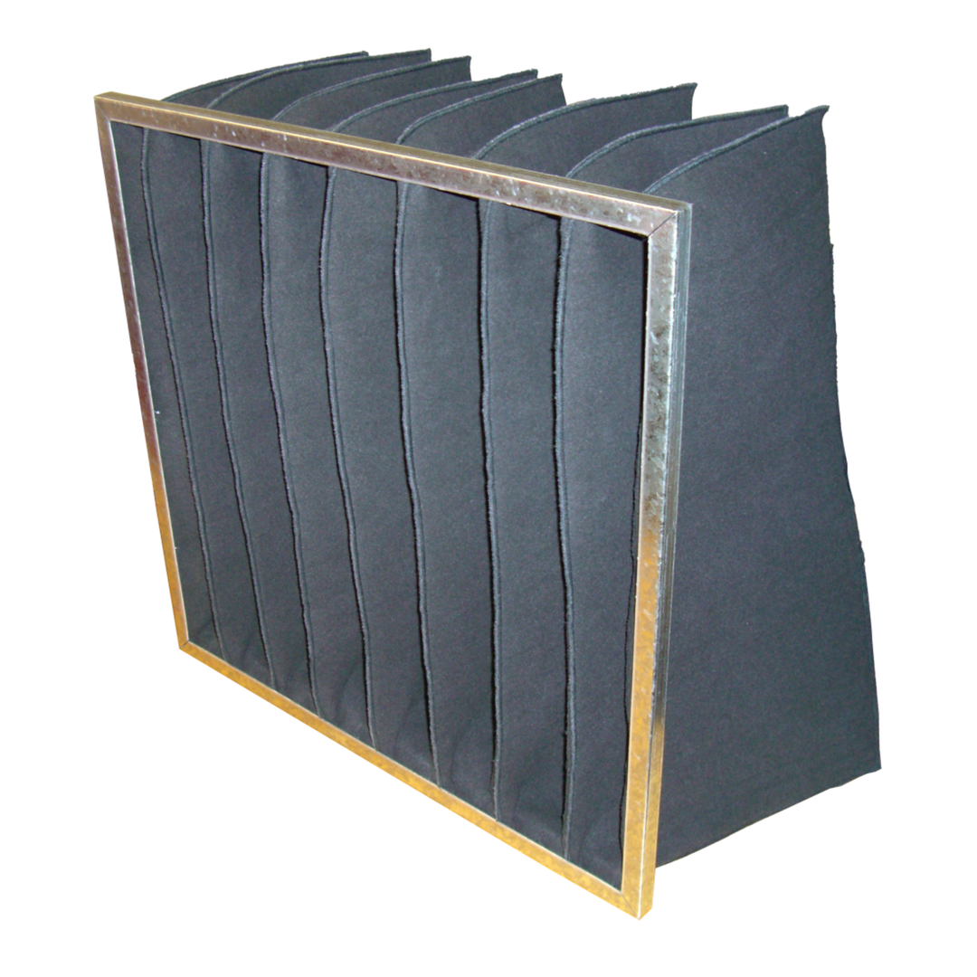 TieDex UK Activated Carbon, Polyester Bag Filter Filter, G4 Grade w: 592 mm h: 592 mm d: 380 mm