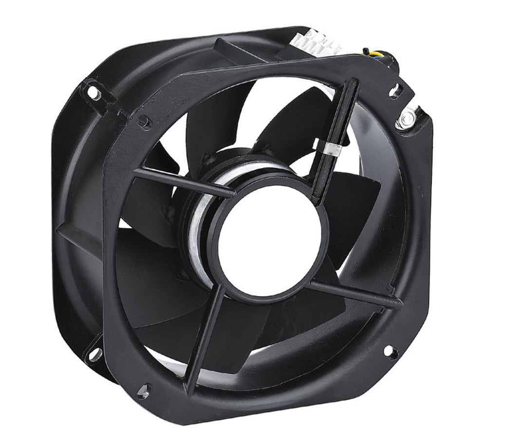 TieDex UK Axial Fan, 115V ac, 9.95 m³/min, 85 W, 800 mA Max, IP20 254 mm, 254mm, 25 mm
