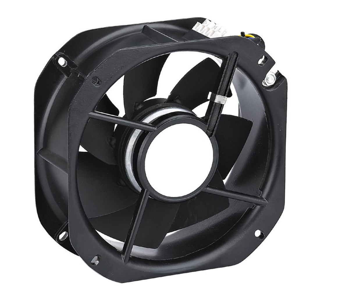 TieDex UK Axial Fan, 115V ac, 9.95 m³/min, 85 W, 800 mA Max, IP20 254 mm, 254mm, 25 mm