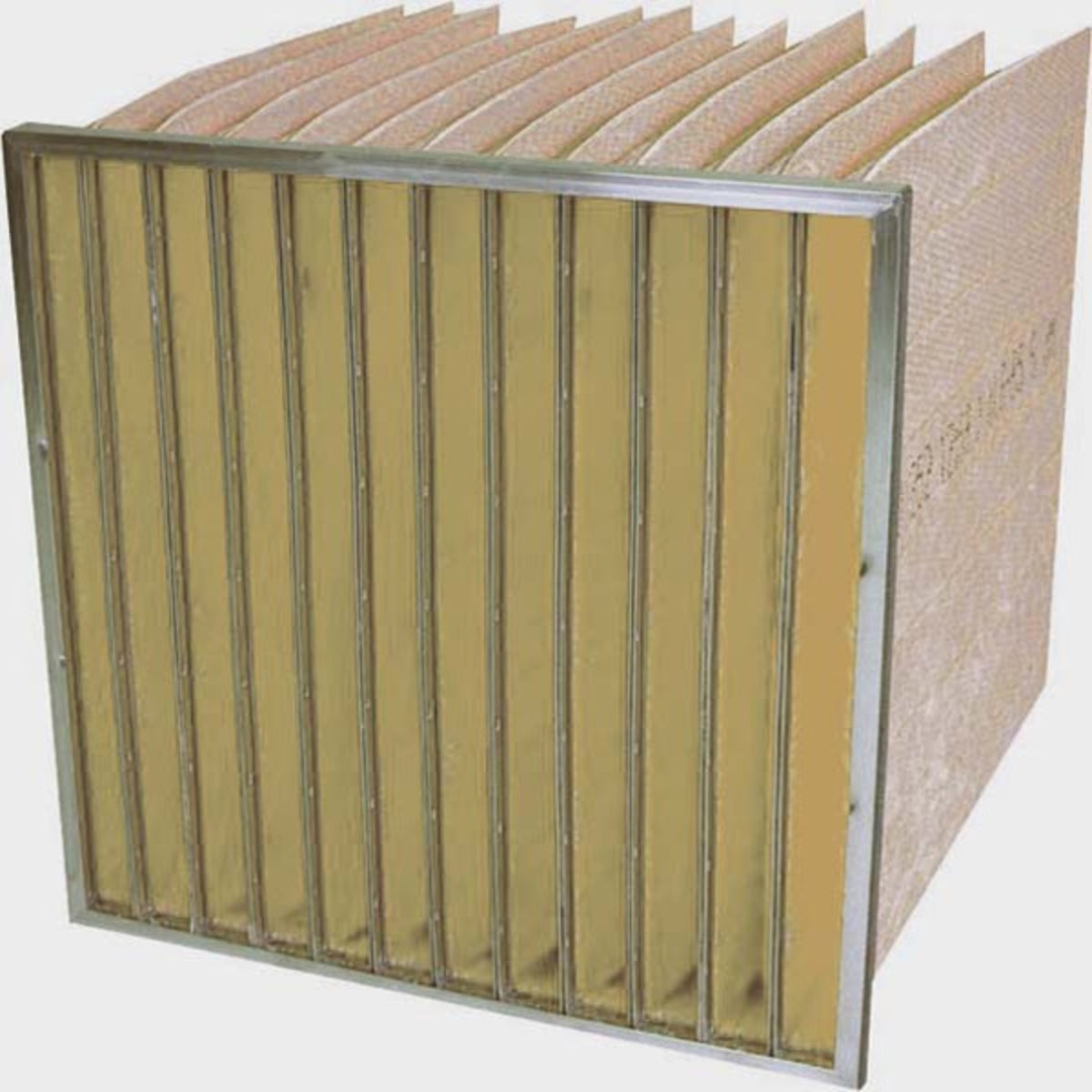 TieDex UK Fibreglass Bag Filter, F9 Grade w: 592 mm h: 592 mm d: 63 mm