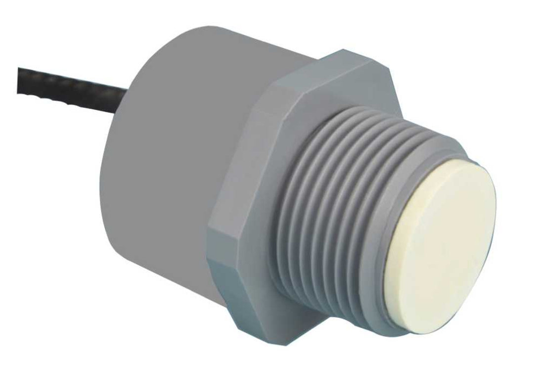 TieDex UK Ultrasonic Level Sensor, Threaded, Housing Polyvinyl Chloride