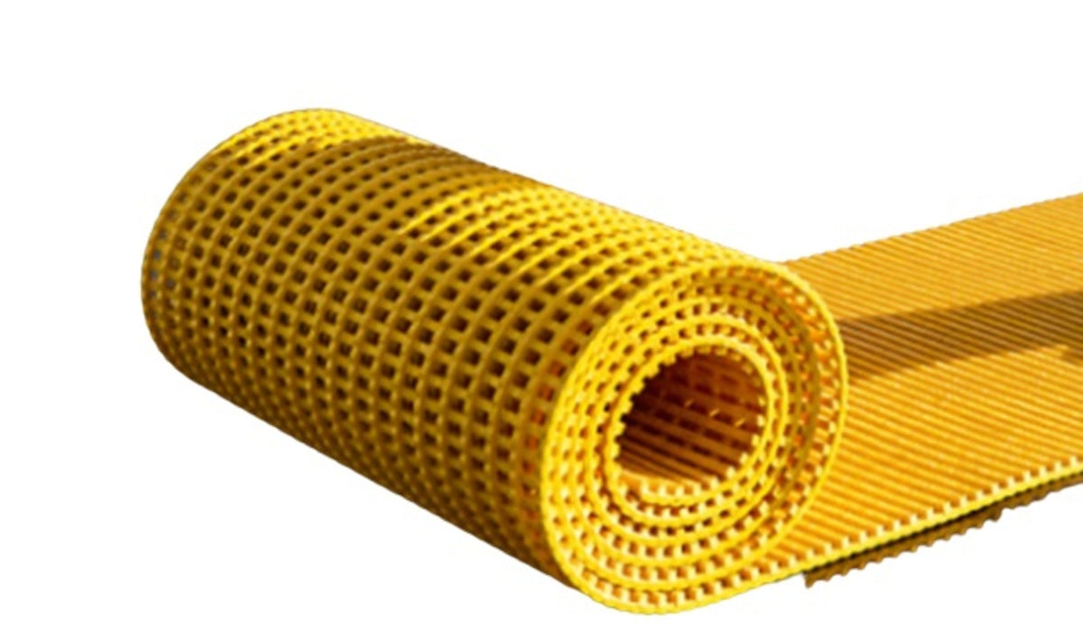 TieDex UK Yellow Anti-Slip Polyvinyl Chloride Mat Anti-Slip Finish 10 m x 600mm x 14 mm
