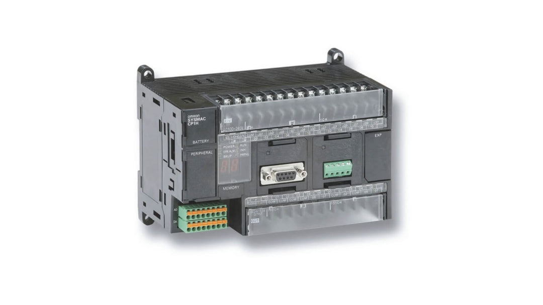 Omron CP1H Series PLC CPU, 4-Input, Pulse Input, 16 Outputs, Transistor Output