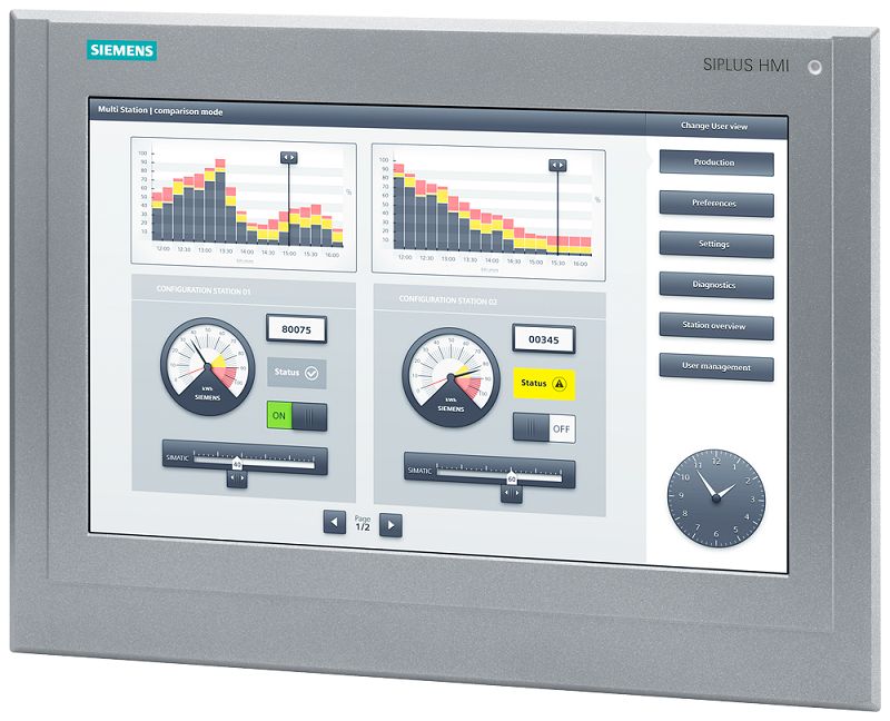 Siemens TP1500 Comfort Outdoor Series HMI Panel - 15.4 in, TFT Display, 1280 x 800 pixel