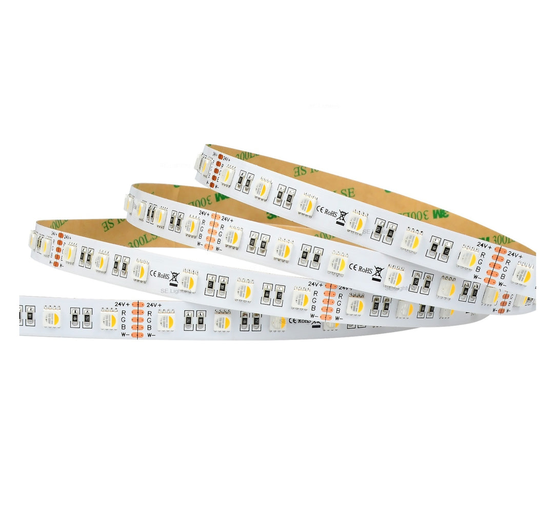 TieDex UK 12V dc RGB LED Strip, 4000K Colour Temp, 5 m Length